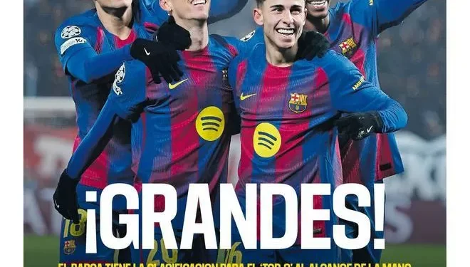 La portada de SPORT de hoy jueves, 22 de enero de 2026