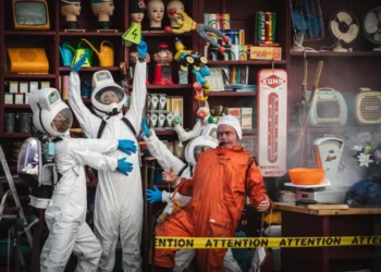 ahora gran estreno de “Apesanteur” de la Compañía Francesa Royal de Luxe en Iquique