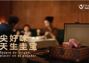 La carne uruguaya como un tesoro; así es la comunicación campaña publicitaria del INAC en China