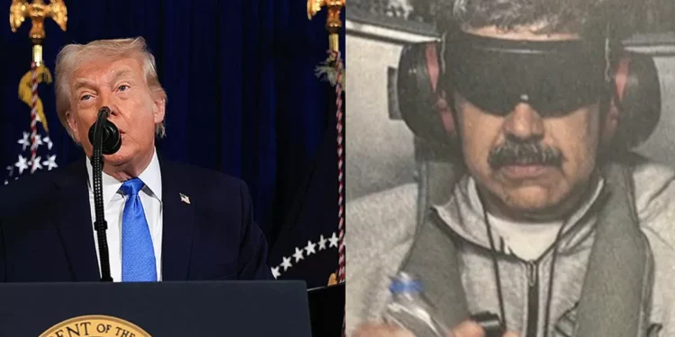 Trump difunde foto de Maduro y afirma que EE.UU. administrará Venezuela aun que haya transición “pacífica”