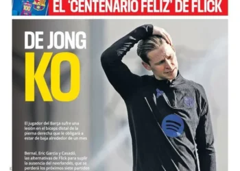 La portada de SPORT de hoy viernes, 27 de febrero de 2026