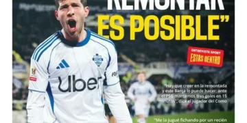 La portada SPORT de hoy, lunes 02 de marzo de 2026